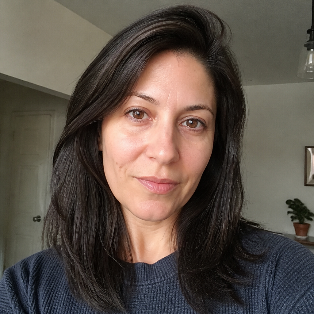 AI-generated fictional portrait
